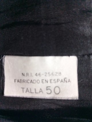 Falda gris oscuro T/50