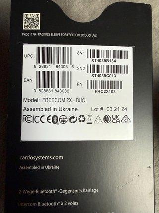 Cardo Freecom 2x Duo