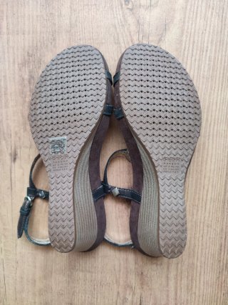 Sandalias Geox Marrón/Dorado Talla 38