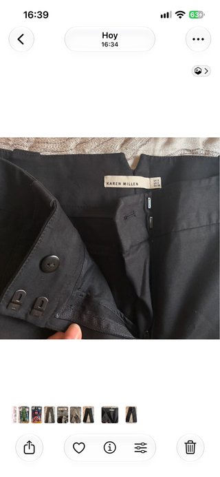 Pantalón Negro Karen Millen