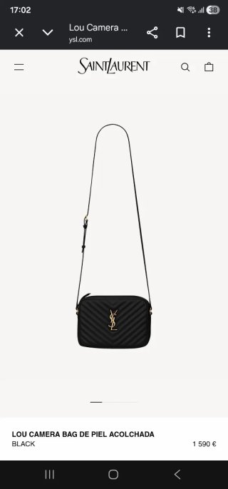 YSL Lou Camera bag negro ORIGINAL