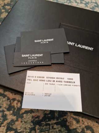 YSL Lou Camera bag negro ORIGINAL