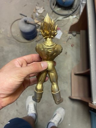 Figura Vegeta impresa en 3D