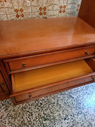 Mueble de salón completo madera