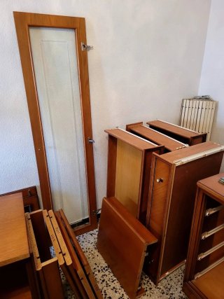 Mueble de salón completo madera