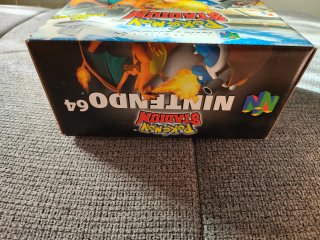 Caja y Transfer Pak Pokémon Stadium N64