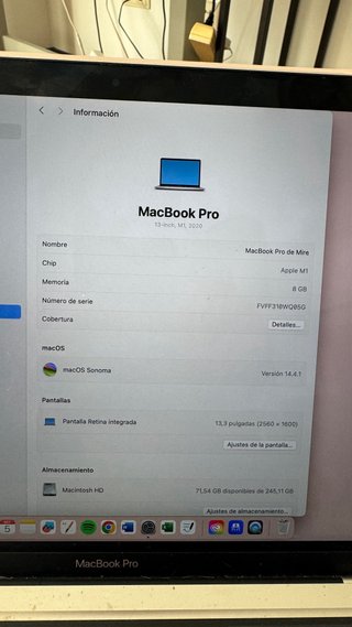 MacBook Pro 13” M1 (2020)