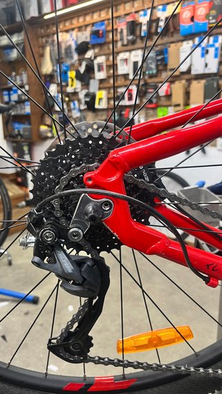 Bicicleta de Montaña Roja