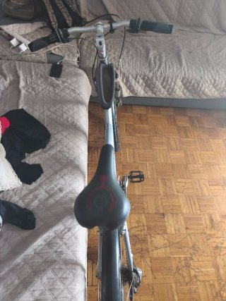 Bicicleta Btwin plateada