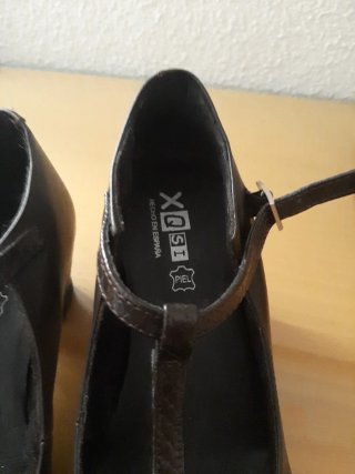 Zapatos de tacón marrones talla 36