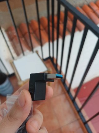 NUEVOS,4 ADAPTADORES 90 GRADOS MACHO A HEMBRA USB