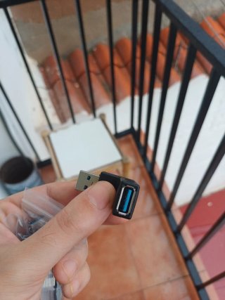 NUEVOS,4 ADAPTADORES 90 GRADOS MACHO A HEMBRA USB