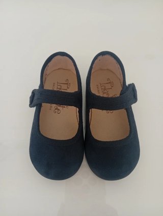 Zapatos Tokolate Azul Marino Talla 21