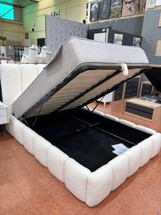 Cama Canapé Abatible Nube 135cm con Cabecero