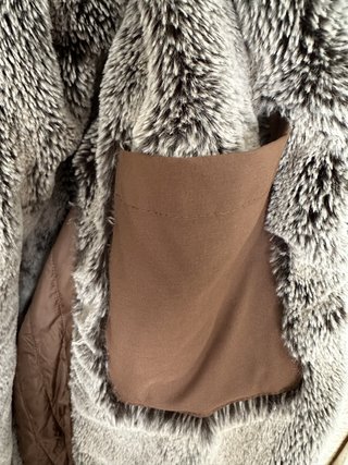 Parka Hollister Marrón Talla L