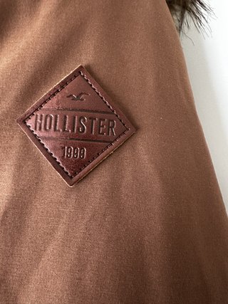 Parka Hollister Marrón Talla L