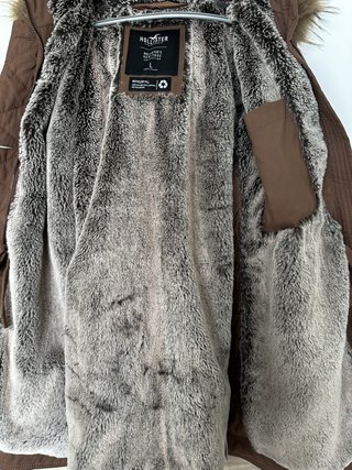 Parka Hollister Marrón Talla L