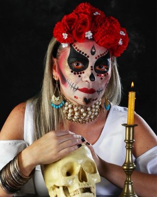 Maquilladora para halloween