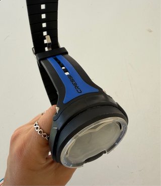 Ordenador de buceo Cressi Leonardo azul + funda