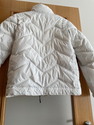 Plumas Chaqueta Converse Blanca múltiples bolsillo