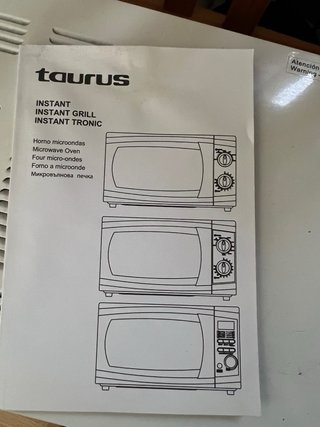Microondas Taurus