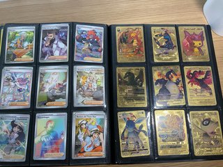 Lote de Cartas Pokémon Doradas y Metálicas