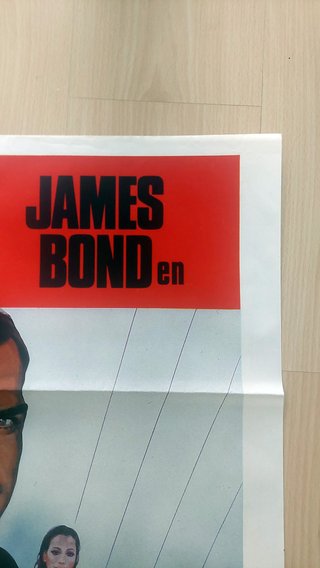 Cartel Original 007 Nunca Digas Nunca Jamás