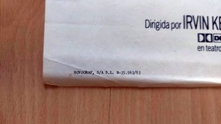 Cartel Original 007 Nunca Digas Nunca Jamás