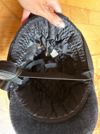Casco de hípica negro