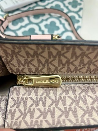 Bolso Michael Kors Mujer beige y rosa