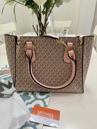 Bolso Michael Kors Mujer beige y rosa