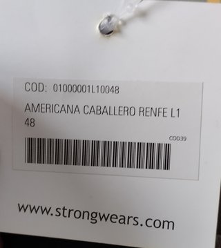 Americana Renfe Talla L