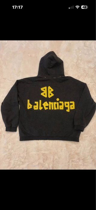Felpa Balenciaga Ripped Pocket Tape