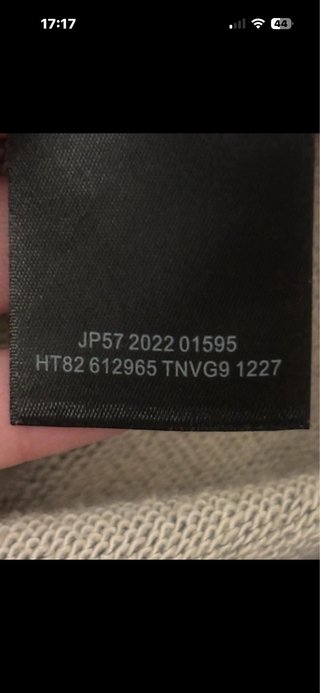 Felpa Balenciaga Ripped Pocket Tape