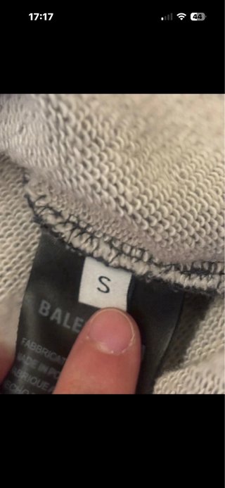 Felpa Balenciaga Ripped Pocket Tape