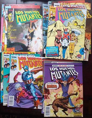 Coleccion de comics de los Nuevos Mutantes