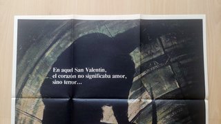 Cartel Original San Valentín Sangriento (1981)