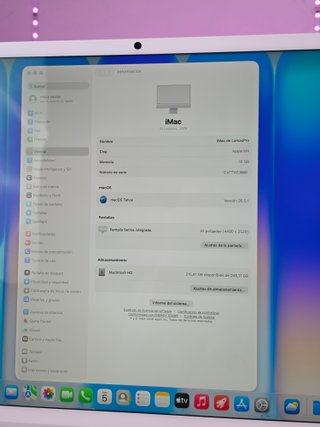Imac M4 con recibo
