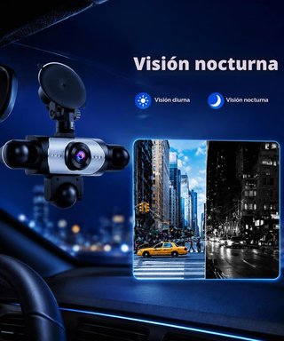 nueva Dashcam Coche 5 Canales 1080P