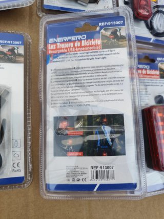 20 luces bicicleta