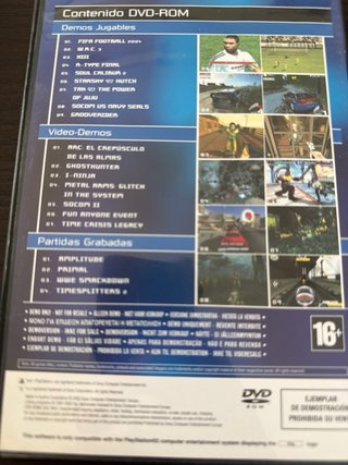 Disco Demo PlayStation 2 - FIFA Football 2004