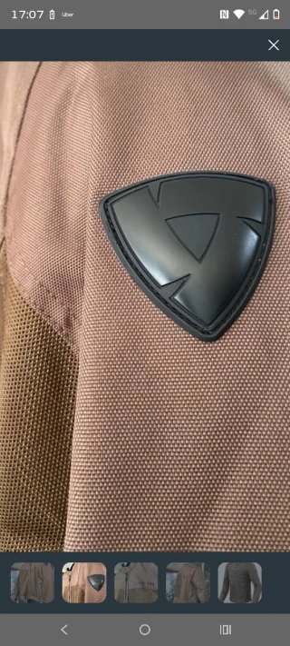 Chaqueta de Moto Revit Eclipse Marrón Mujer