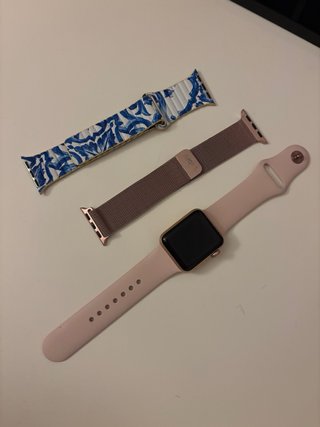 Apple Watch Series 3 esfera 38mm rosa
