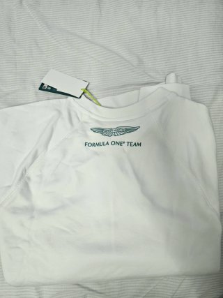 Sudadera Aston Martin F1 Blanca