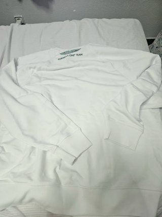 Sudadera Aston Martin F1 Blanca
