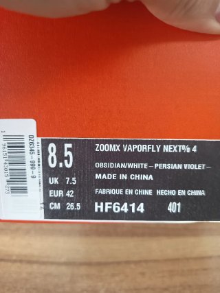 Nike ZoomX Vaporfly Next% 4 Talla 42 43 44