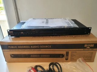 bhm cdp-130t reproductor profesional cd/mp3 + radi