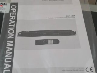 bhm cdp-130t reproductor profesional cd/mp3 + radi