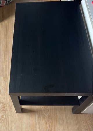Mesa baja negra Ikea