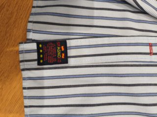 Camisa de rayas hombre